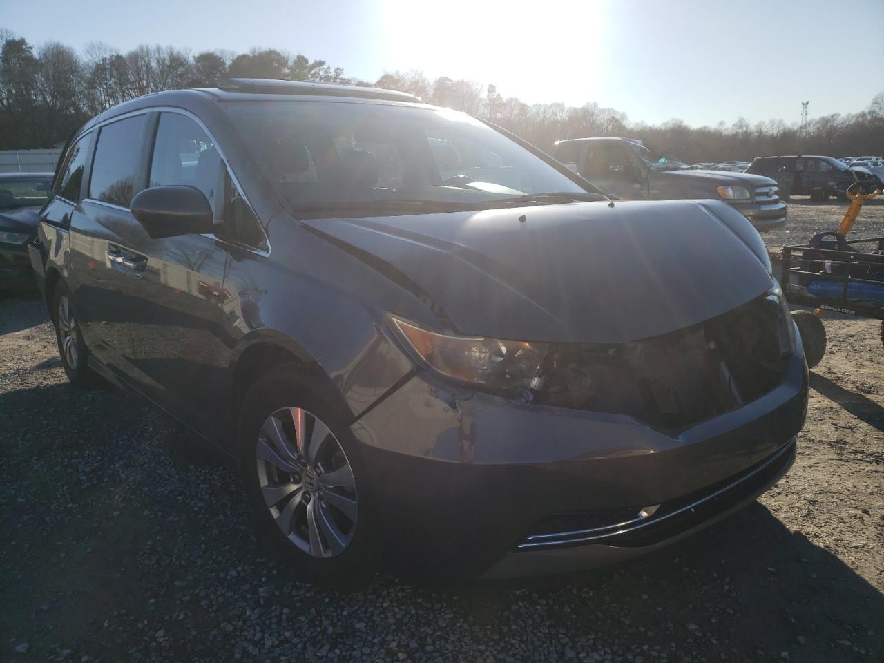 HONDA ODYSSEY EX 2014 with VIN 5FNRL5H68EB030506 - Photo from auction