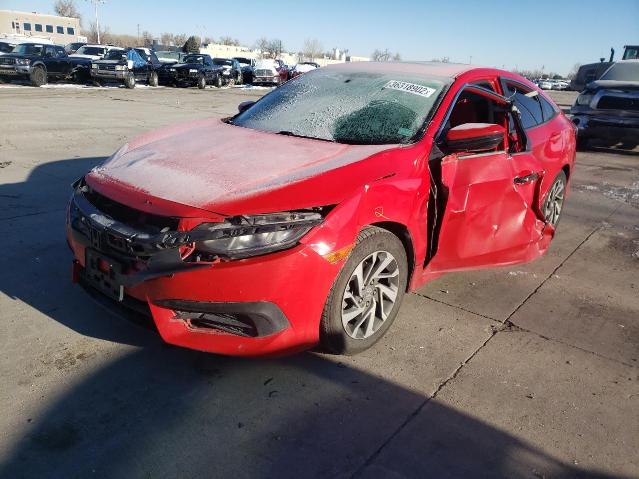 Photo 2 from auction – 2017 HONDA CIVIC EX with VIN 2HGFC2F73HH516993
