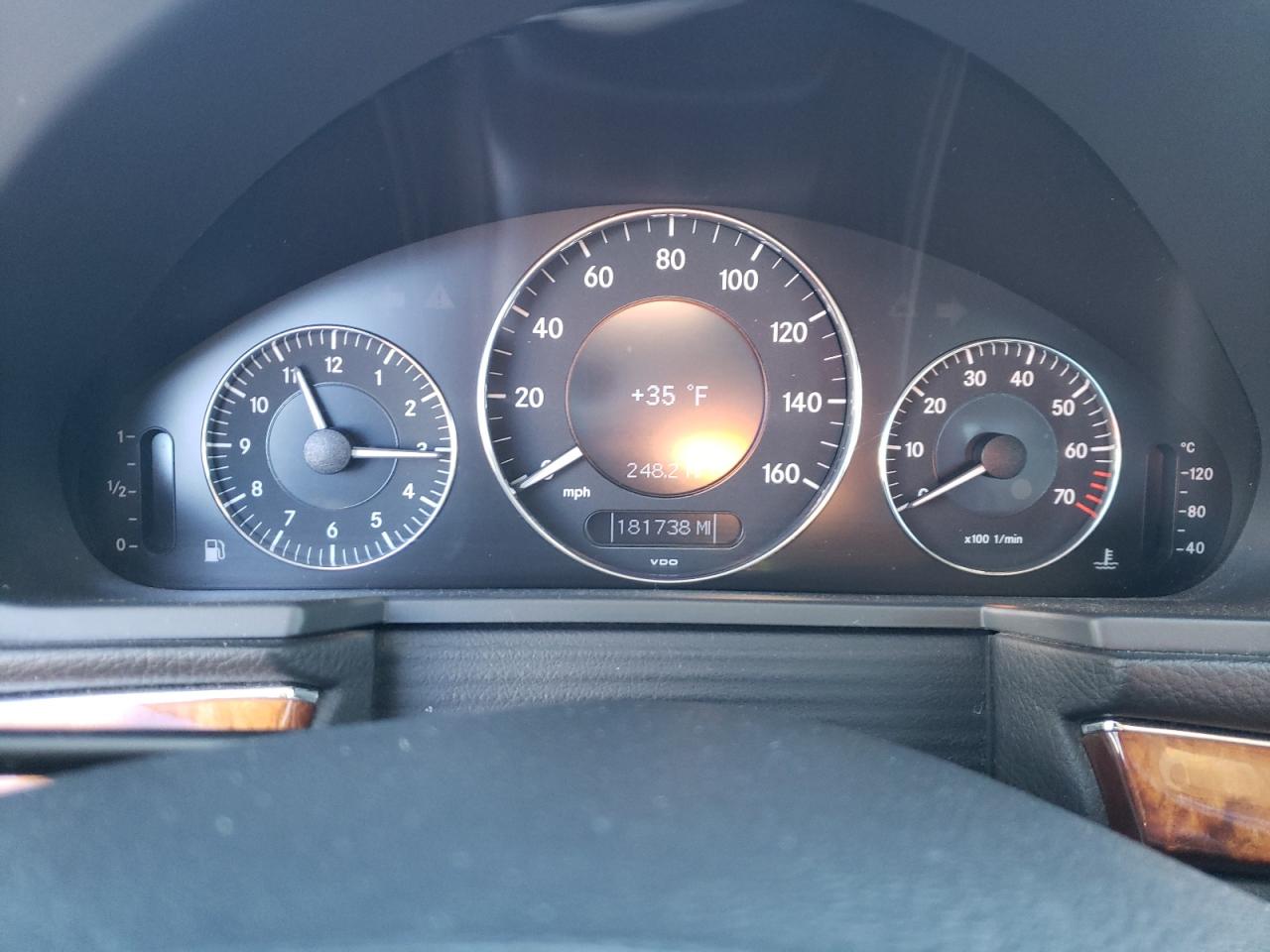 Photo 8 from auction – 2006 MERCEDES-BENZ E-CLASS with VIN WDBUF87J36X200124