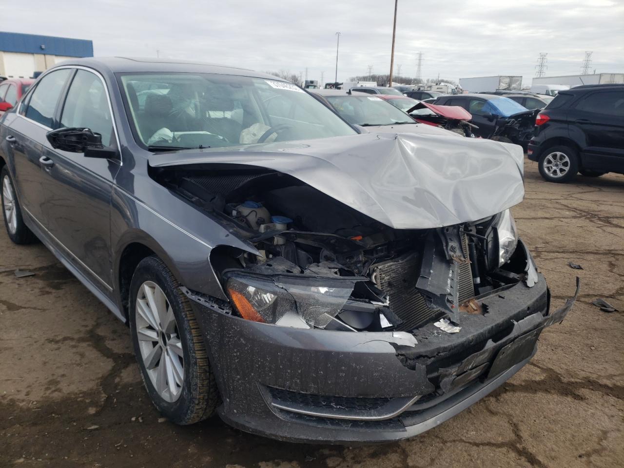 VOLKSWAGEN PASSAT SEL 2012 with VIN 1VWCP7A39CC028678 - Photo from auction