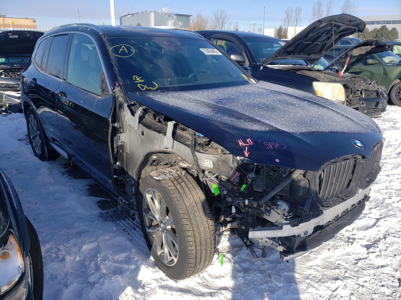 BMW X3 XDRIVE3 2019 with VIN 5UXTR9C5XKLR05957 - Photo from auction