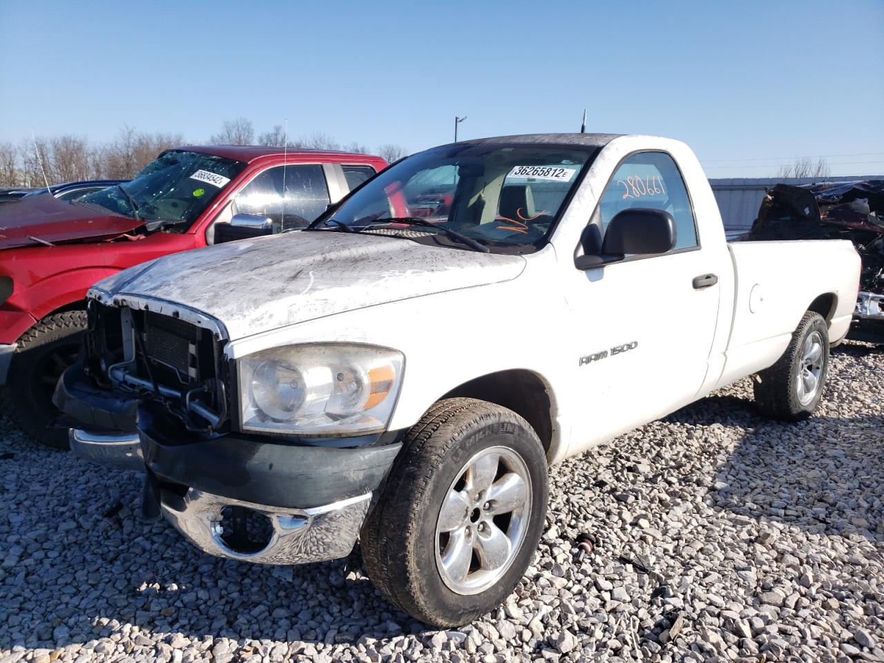 Photo 2 from auction – 2007 DODGE RAM 1500 S with VIN 1D7HU16P27J612230