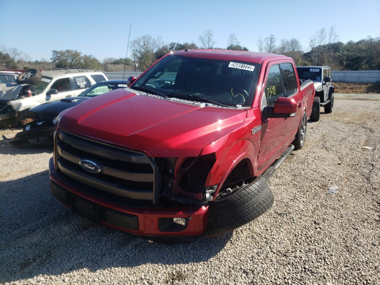 Photo 2 from auction – 2017 FORD F150 SUPER with VIN 1FTEW1CF5HKC11124