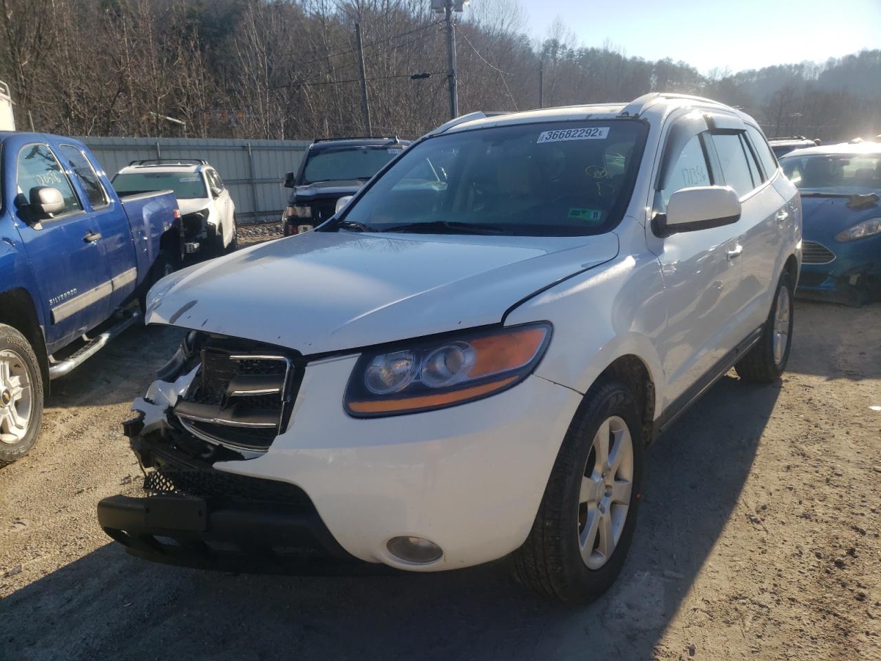 Photo 2 from auction – 2008 HYUNDAI SANTA FE S with VIN 5NMSH73E28H168445