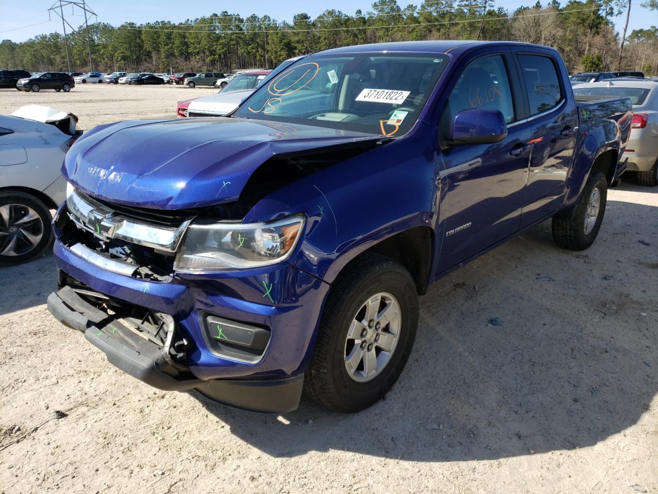 Photo 2 from auction – 2016 CHEVROLET COLORADO with VIN 1GCGSBE33G1380530