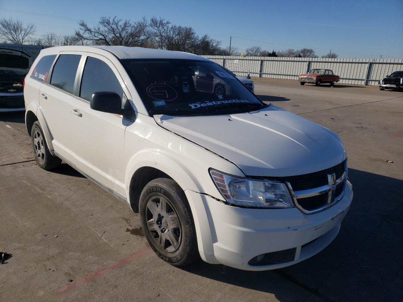 DODGE JOURNEY SE 2010 with VIN 3D4PG4FB9AT195789 - Photo from auction