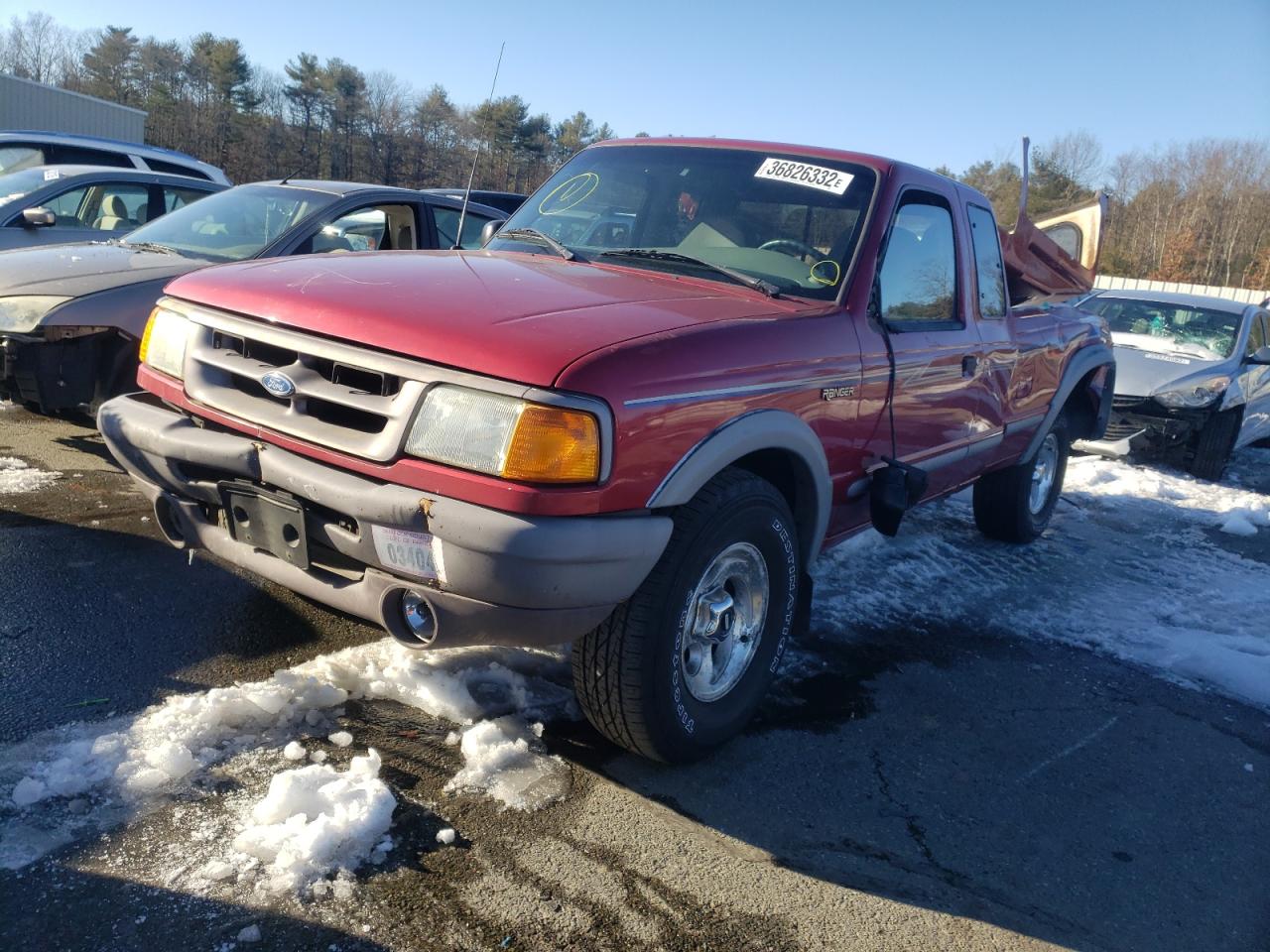 Photo 2 from auction – 1996 FORD RANGER with VIN 1FTCR15X8TTA07229