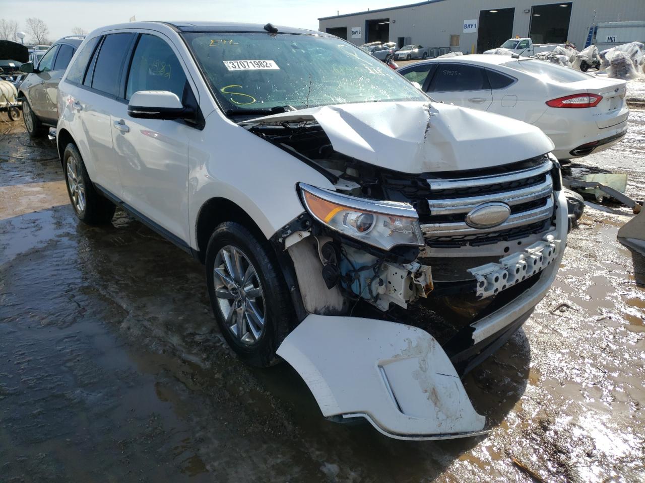 FORD EDGE SEL 2014 with VIN 2FMDK3JC2EBA03151 - Photo from auction