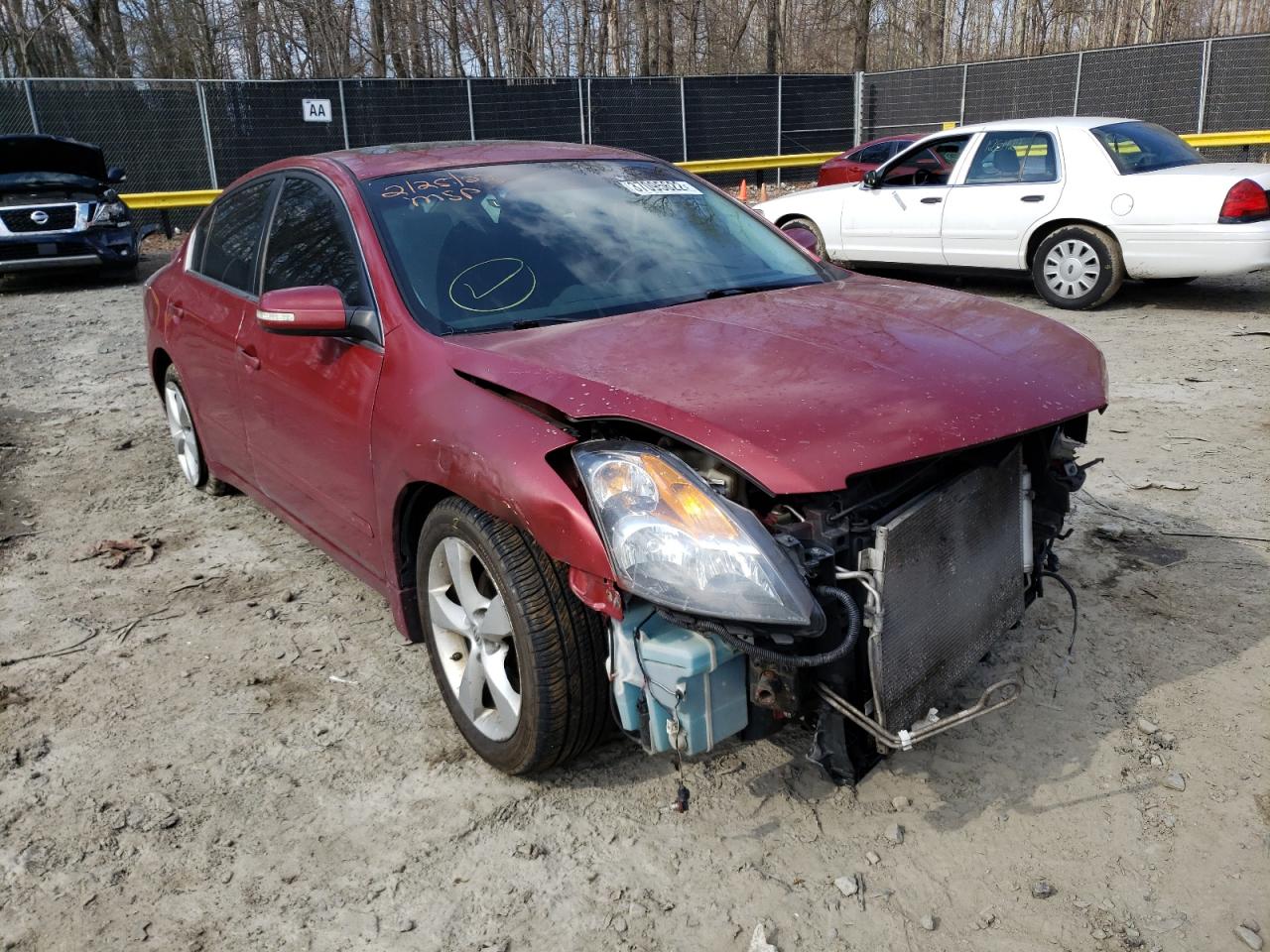 Photo 1 from auction – 2008 NISSAN ALTIMA 3.5 with VIN 1N4BL21E68N435292