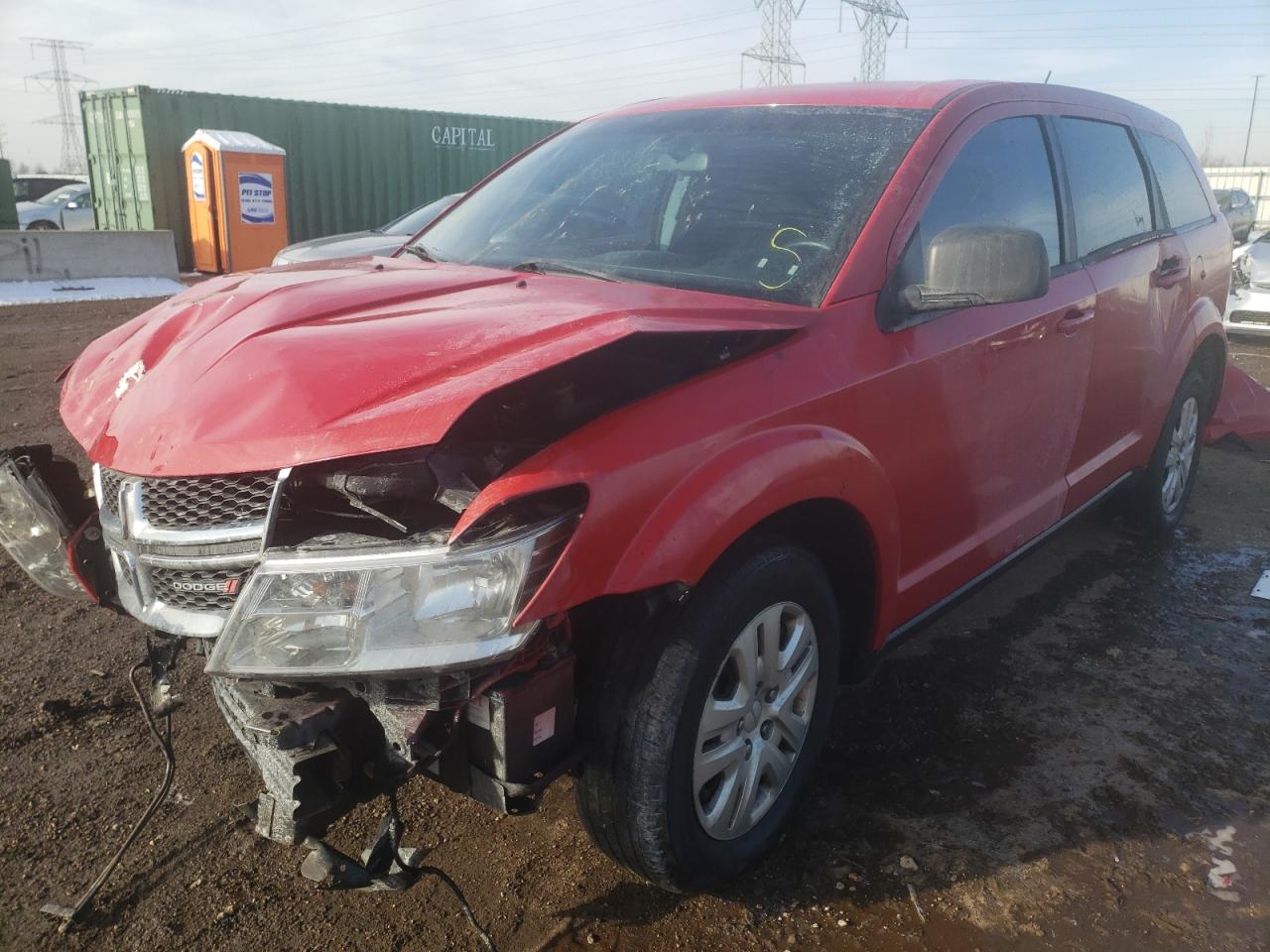 Photo 2 from auction – 2013 DODGE JOURNEY SE with VIN 3C4PDCAB8DT733426