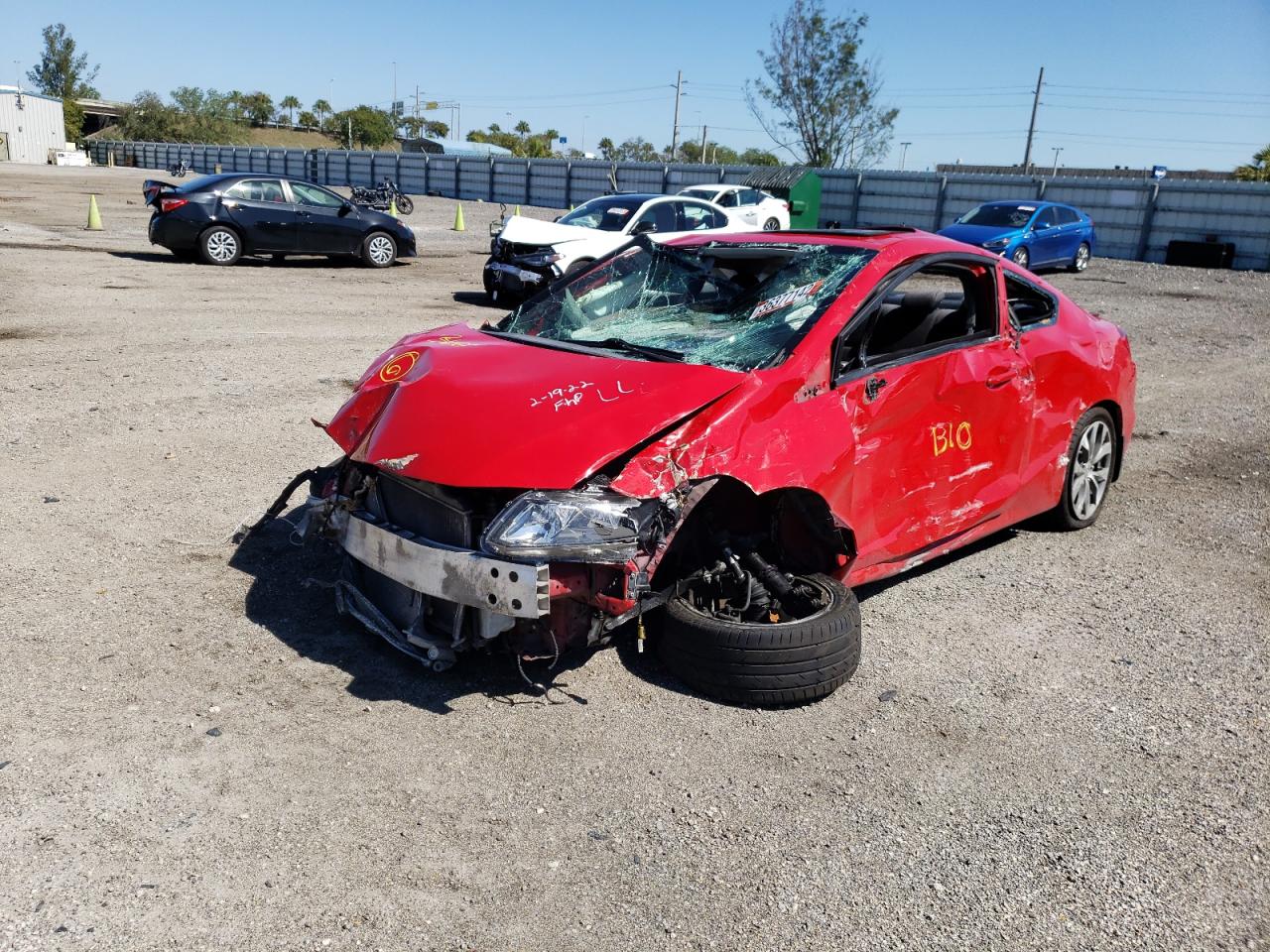 Photo 2 from auction – 2012 HONDA CIVIC SI with VIN 2HGFG4A57CH708383