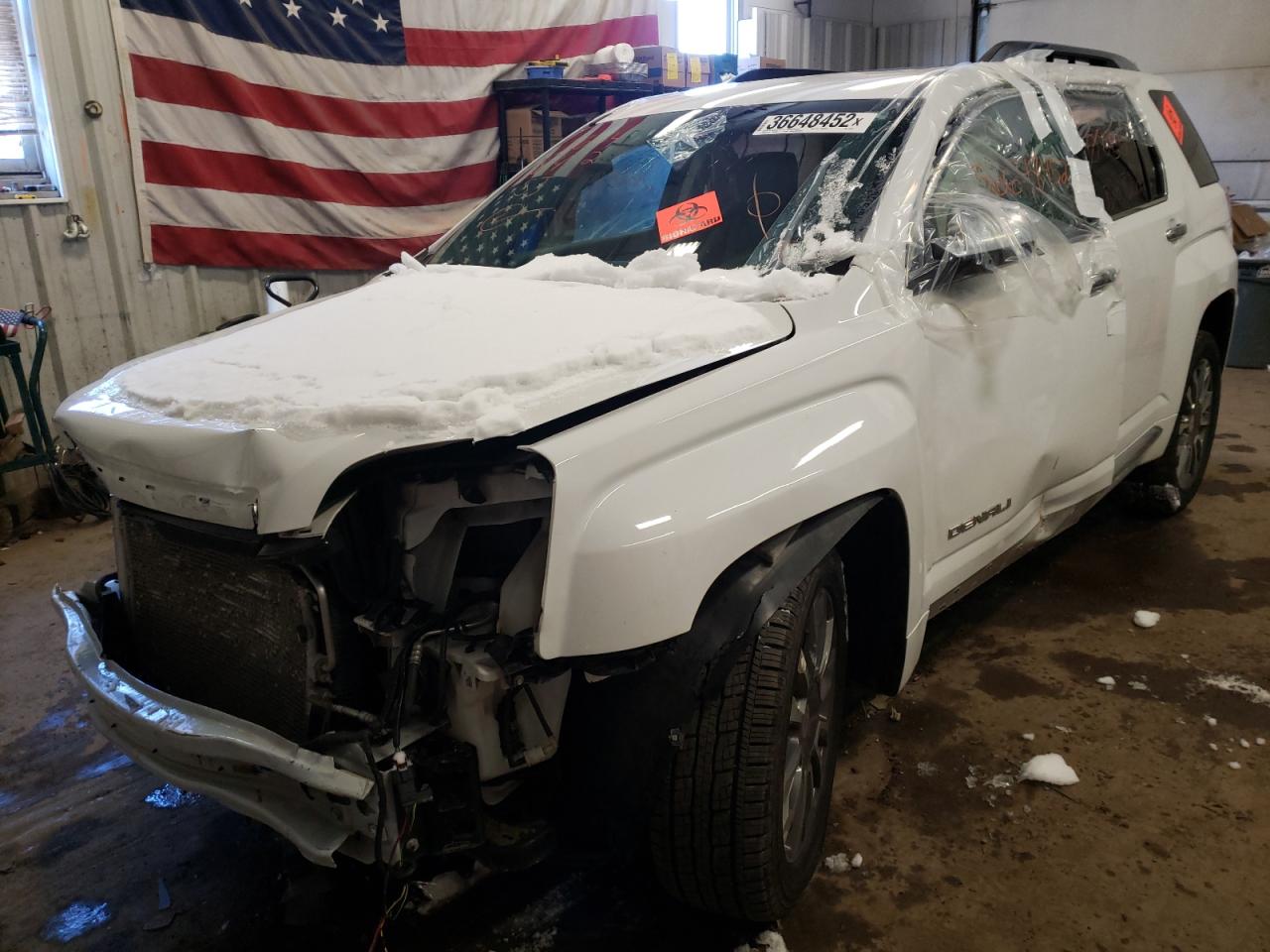 Photo 2 from auction – 2016 GMC TERRAIN DE with VIN 2GKFLVE32G6347501