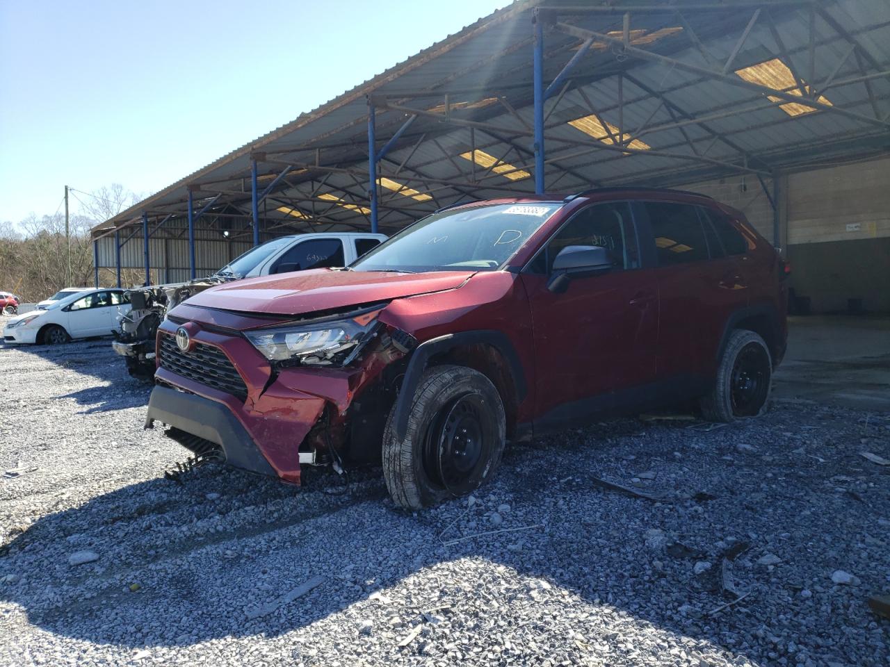 Photo 2 from auction – 2020 TOYOTA RAV4 LE with VIN 2T3H1RFV1LC079249