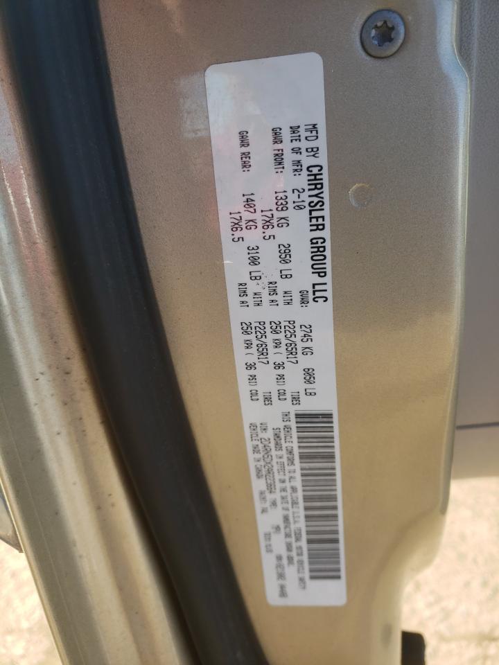 Photo 10 from auction – 2010 DODGE GRAND CARA with VIN 2D4RN5DX2AR223664