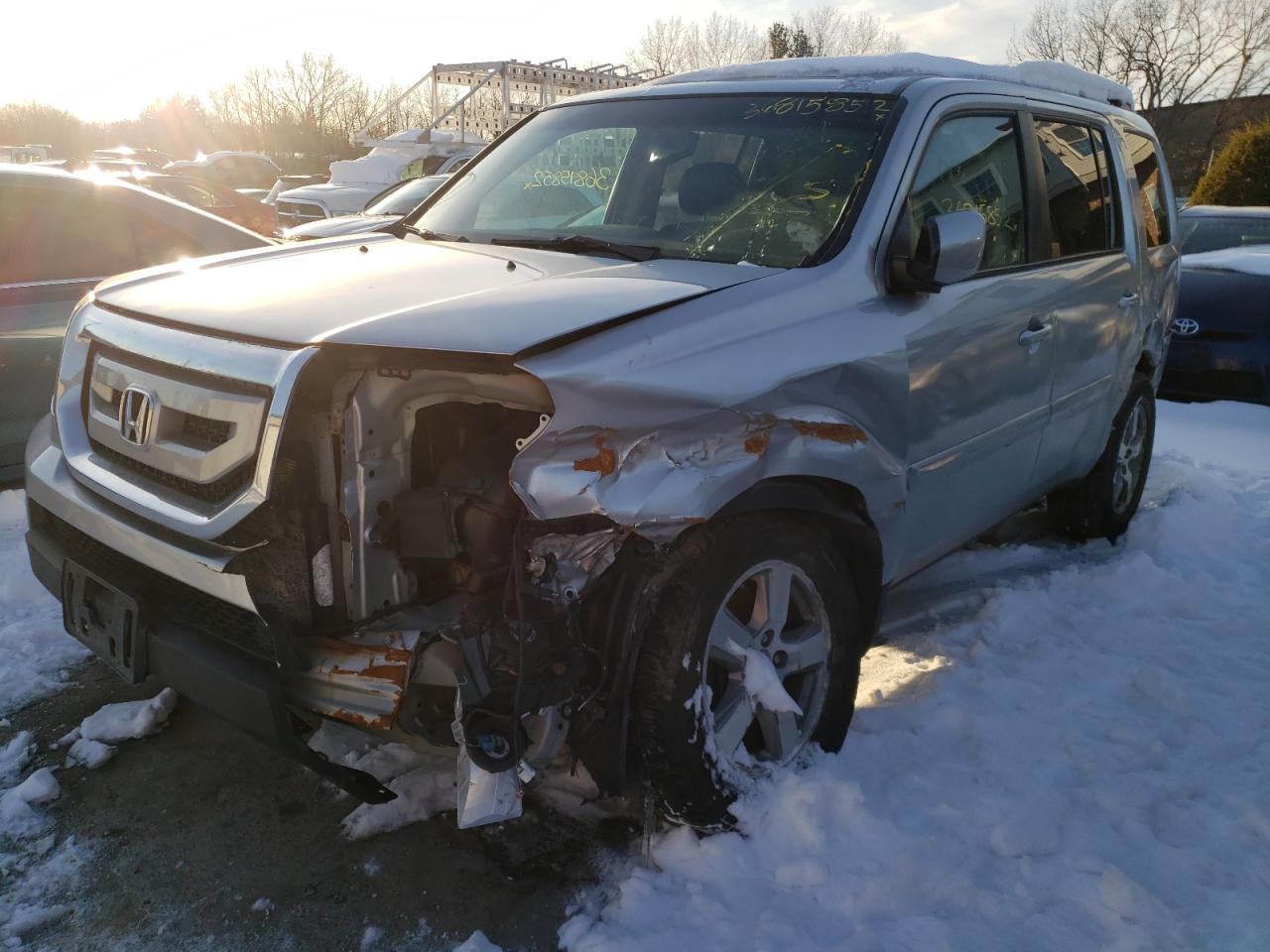 Photo 2 from auction – 2010 HONDA PILOT EXL with VIN 5FNYF4H57AB038272
