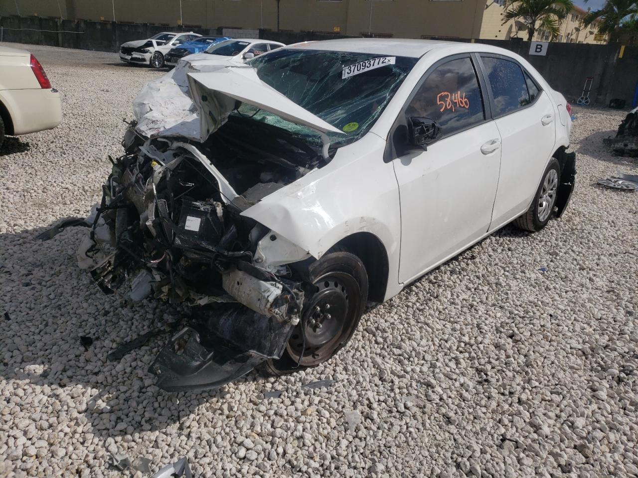 Photo 2 from auction – 2018 TOYOTA COROLLA L with VIN 5YFBURHE8JP826720