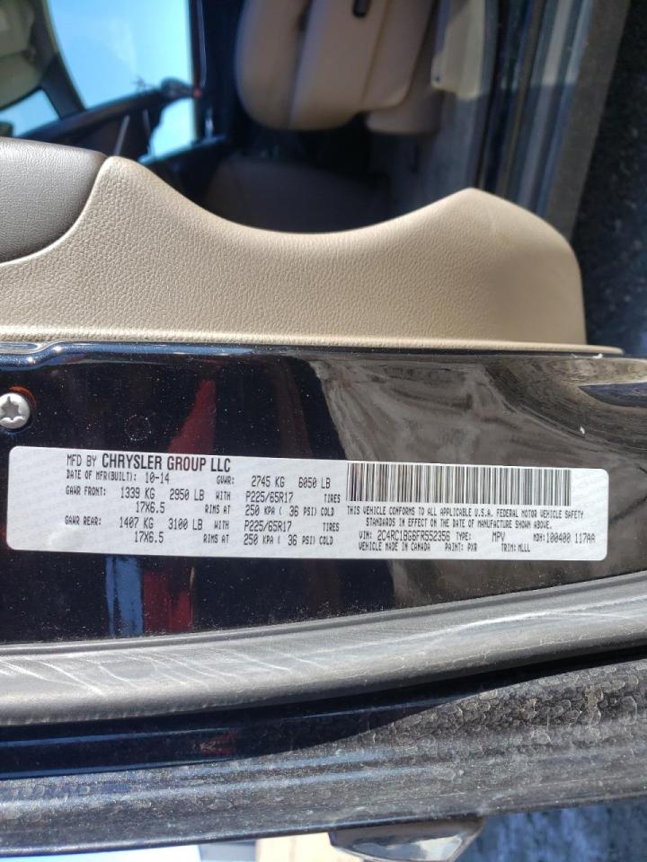 Photo 10 from auction – 2015 CHRYSLER TOWN & COU with VIN 2C4RC1BG6FR552356