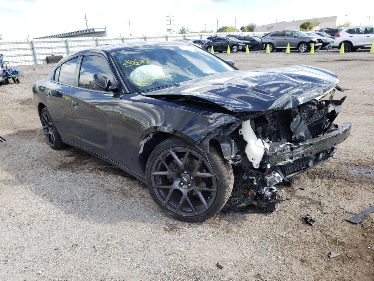 DODGE CHARGER SX 2017 with VIN 2C3CDXHGXHH572300 - Photo from auction