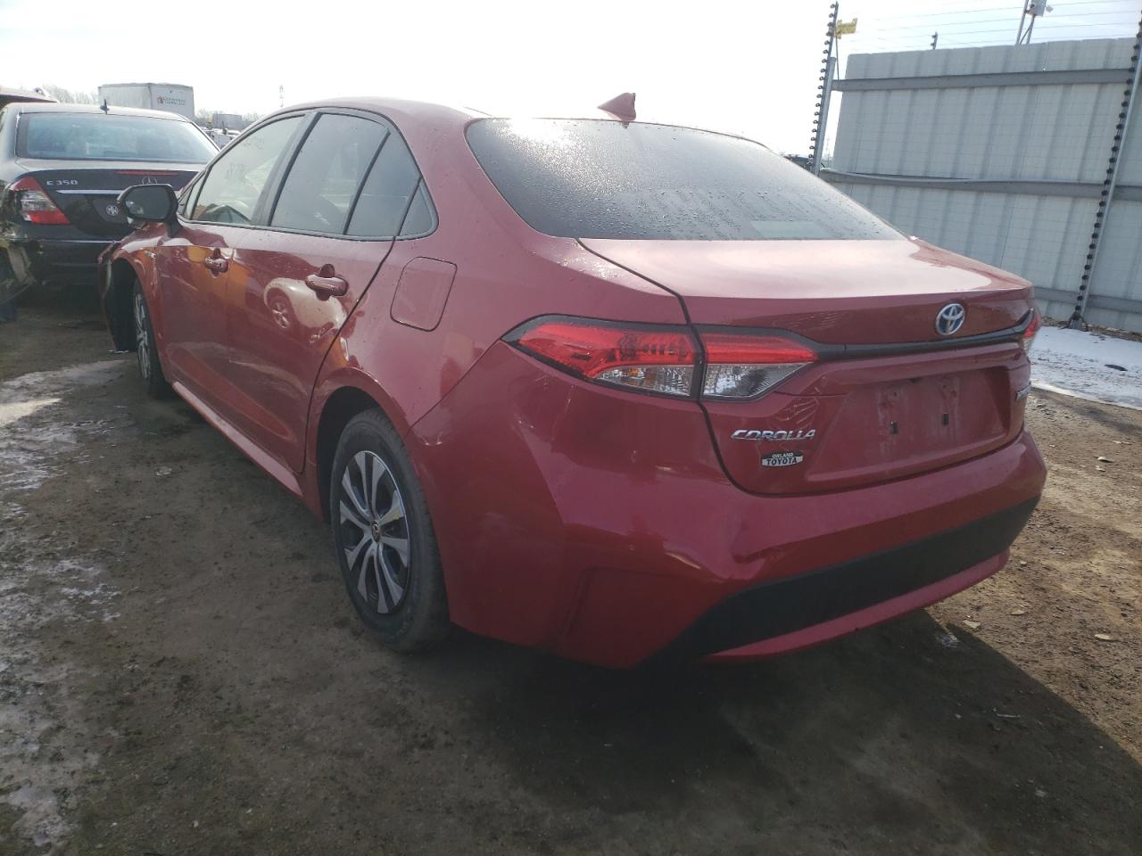 Photo 3 from auction – 2020 TOYOTA COROLLA LE with VIN JTDEBRBE0LJ019322