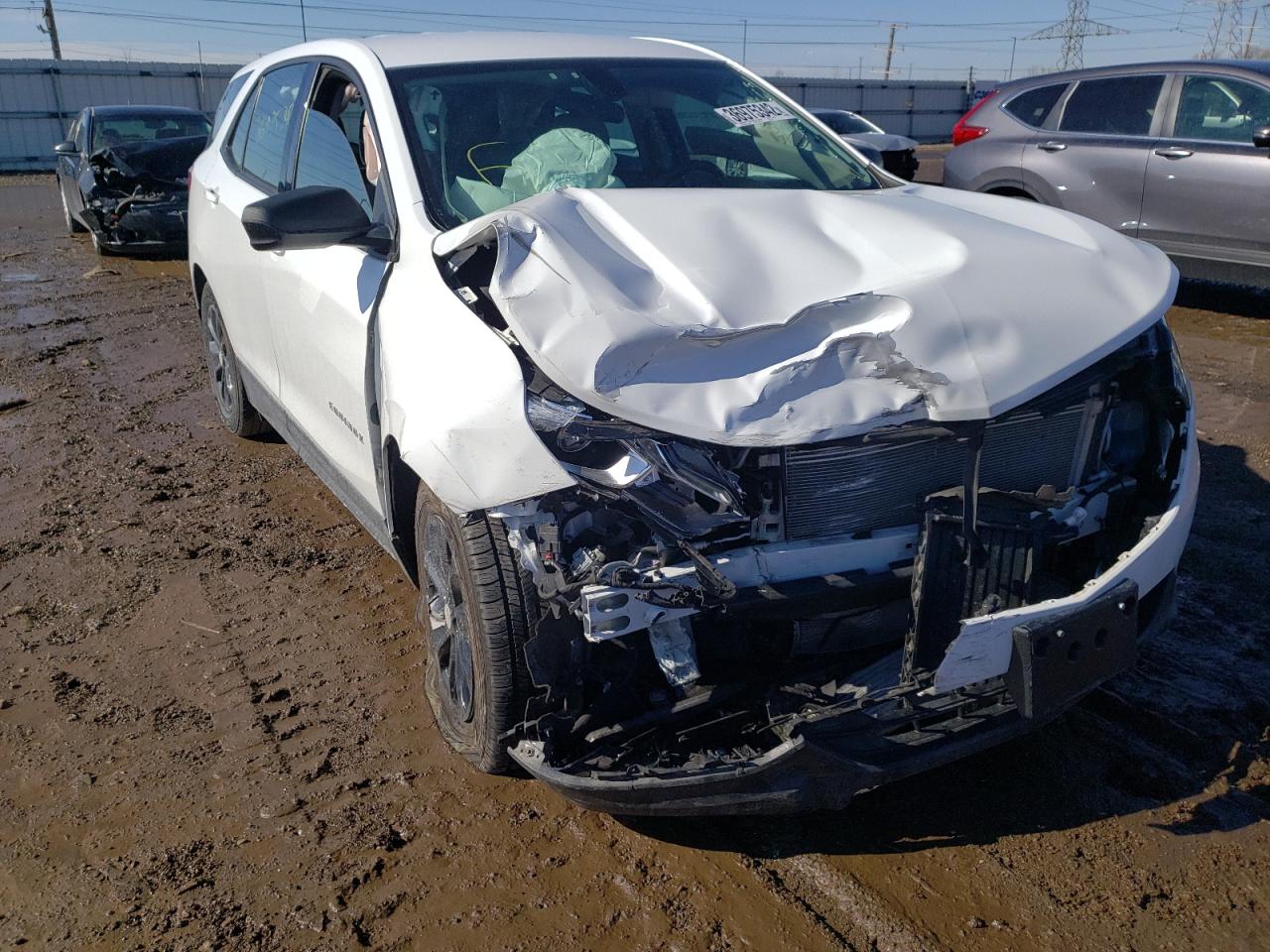 CHEVROLET EQUINOX LS 2018 with VIN 3GNAXHEV7JS615875 - Photo from auction