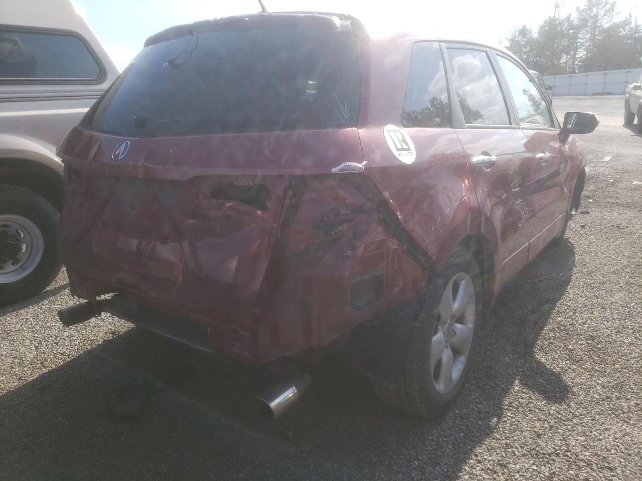 Photo 4 from auction – 2008 ACURA RDX with VIN 5J8TB182X8A007595