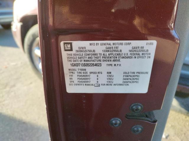 Photo 10 from auction – 2005 GMC ENVOY with VIN 1GKDT13S052264623