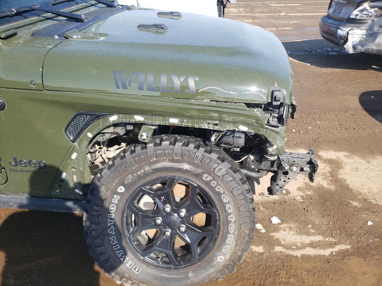 Photo 9 from auction – 2021 JEEP GLADIATOR with VIN 1C6HJTAG0ML604981