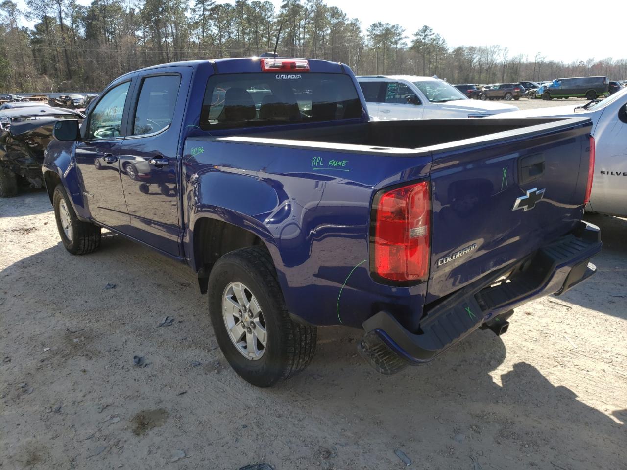 Photo 3 from auction – 2016 CHEVROLET COLORADO with VIN 1GCGSBE33G1380530