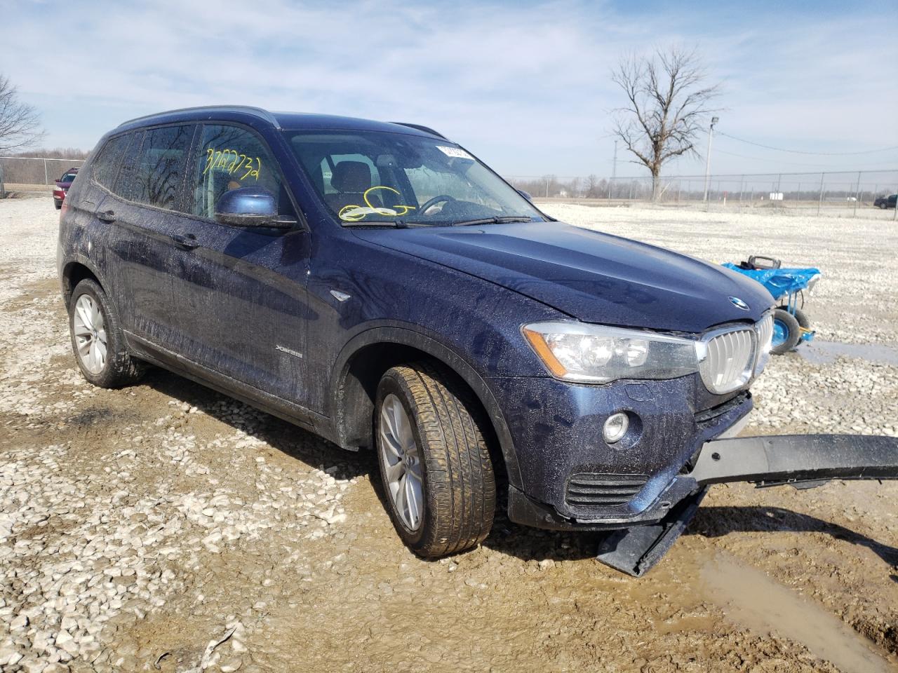 BMW X3 XDRIVE2 2016 with VIN 5UXWX9C55G0D68297 - Photo from auction