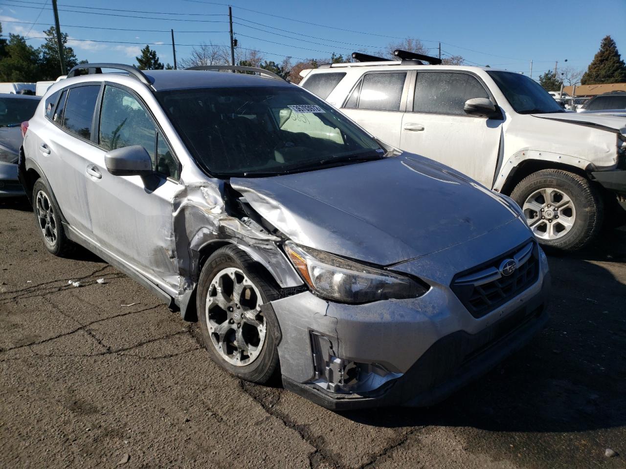 SUBARU CROSSTREK 2021 with VIN JF2GTAPC7M8373315 - Photo from auction