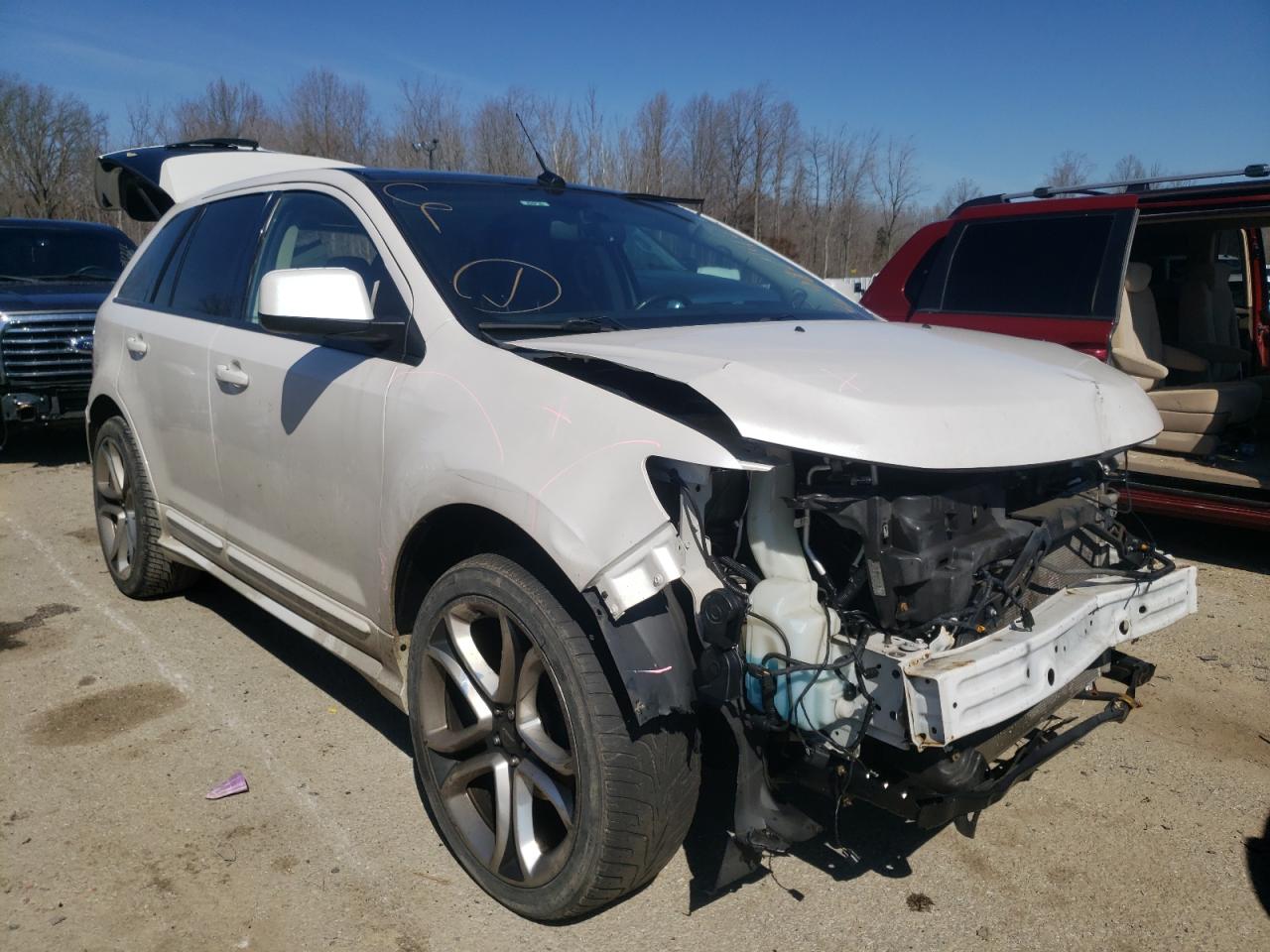 FORD EDGE SPORT 2011 with VIN 2FMDK3AK0BBA84279 - Photo from auction