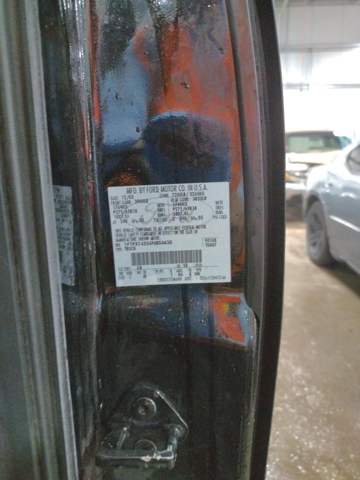 Photo 10 from auction – 2004 FORD F150 with VIN 1FTPX14554NB04630