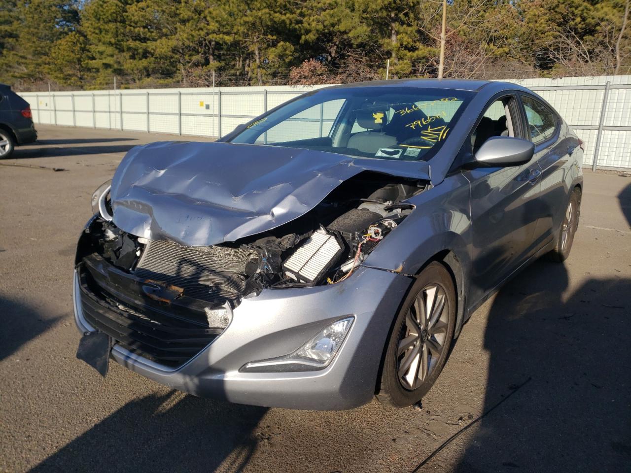 Photo 2 from auction – 2016 HYUNDAI ELANTRA SE with VIN 5NPDH4AE3GH796607