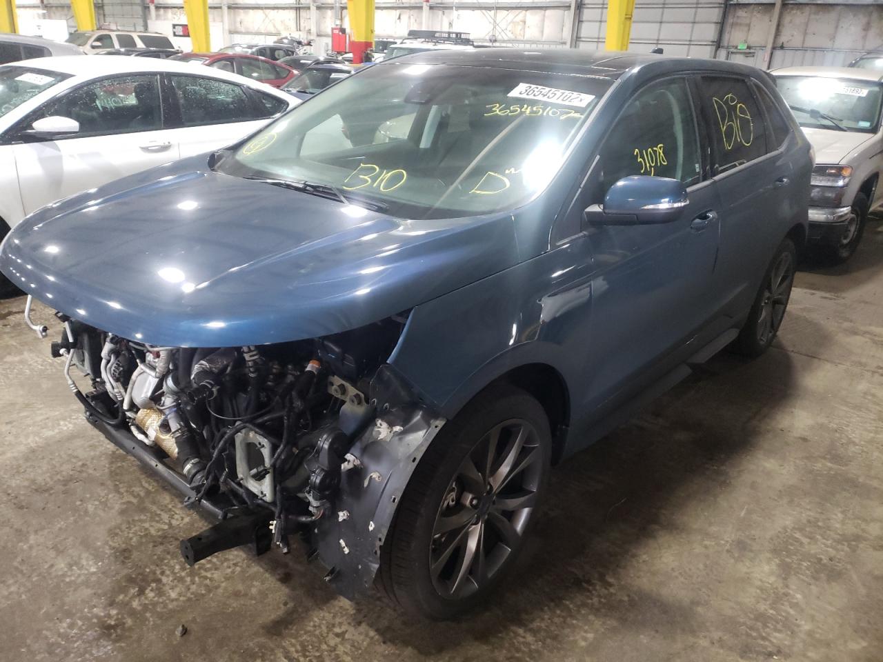 Photo 2 from auction – 2016 FORD EDGE SPORT with VIN 2FMPK4AP7GBB27473