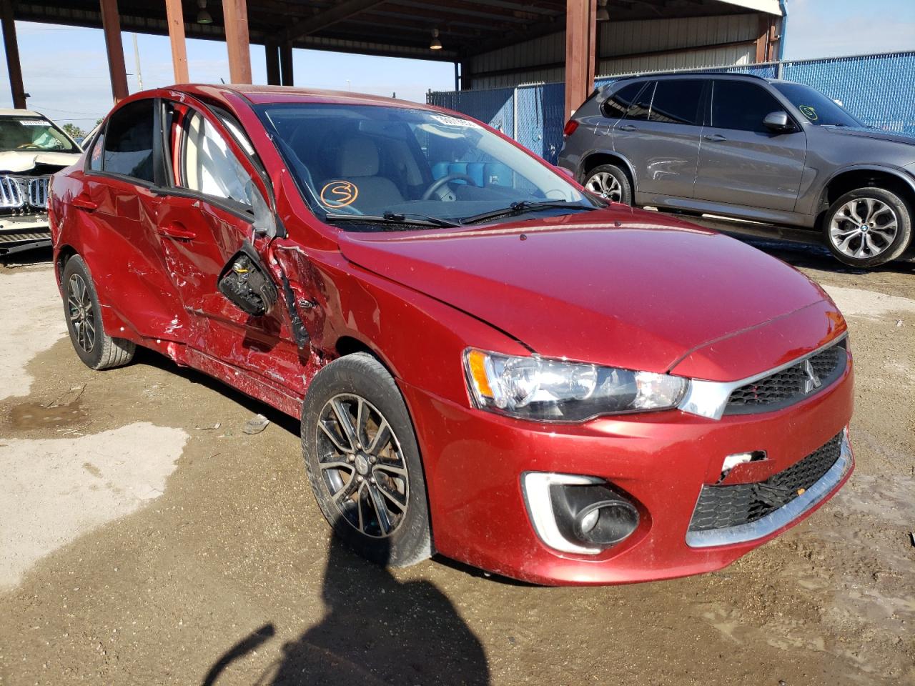 MITSUBISHI LANCER ES 2017 with VIN JA32U2FU1HU002619 - Photo from auction
