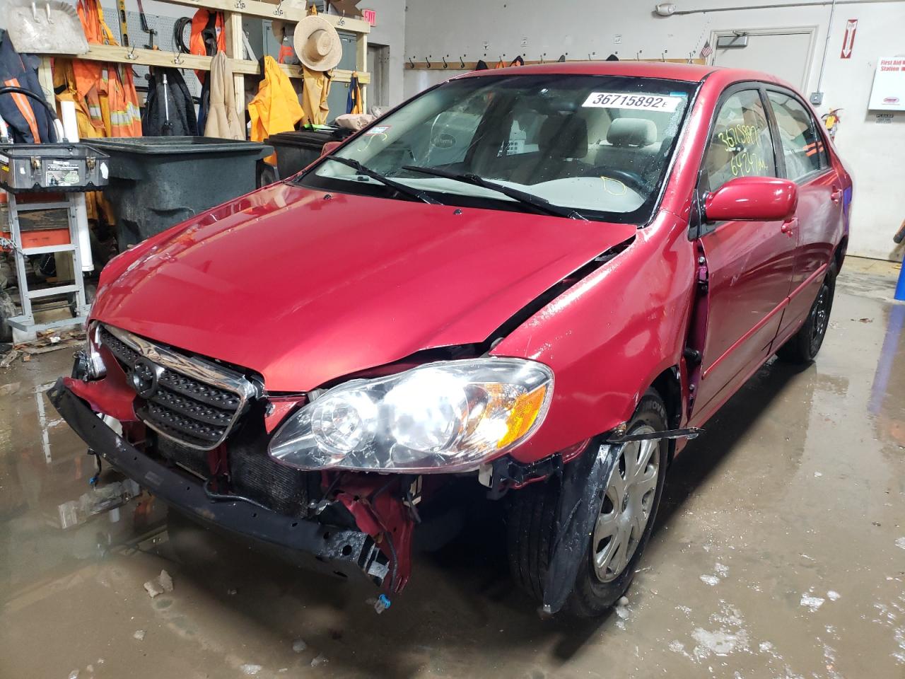 Photo 2 from auction – 2008 TOYOTA COROLLA CE with VIN 1NXBR32E78Z048409