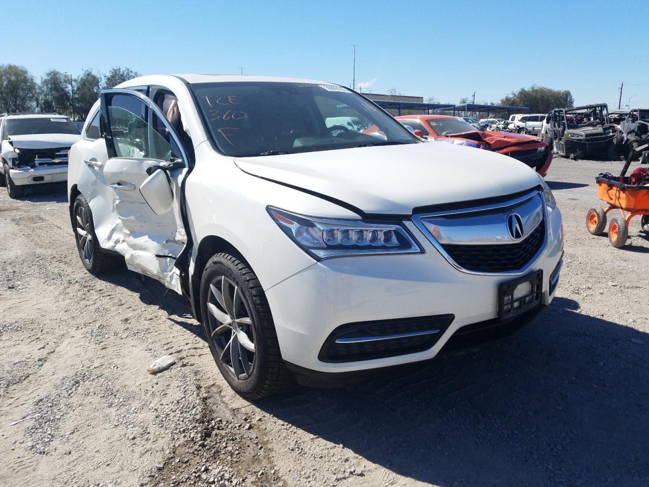 Фото 1 с аукциона – 2015 ACURA MDX TECHNO с VIN 5FRYD4H49FB007298