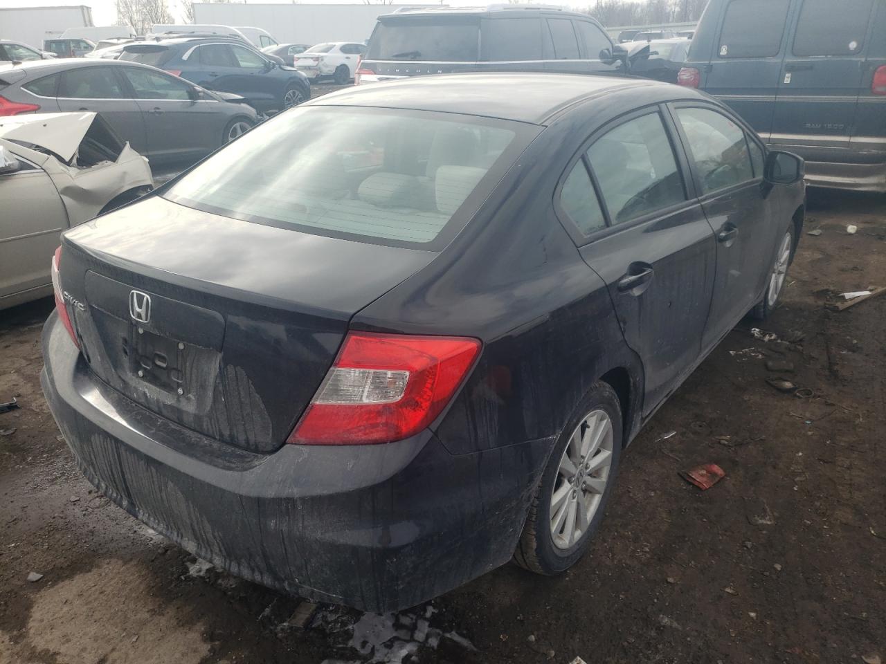 Photo 4 from auction – 2012 HONDA CIVIC EX with VIN 19XFB2F83CE035575