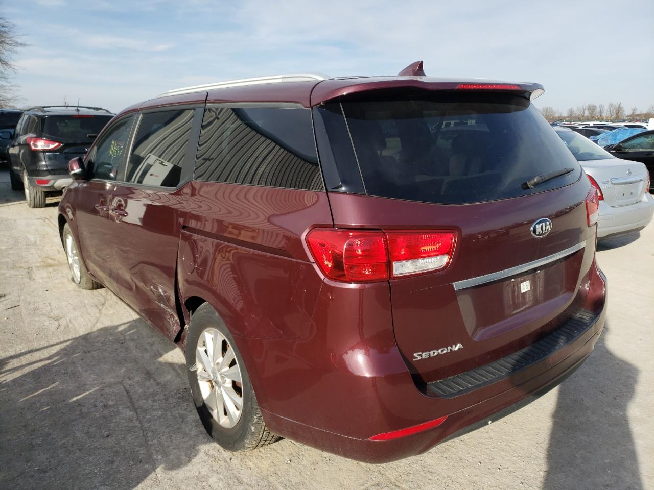 Photo 3 from auction – 2015 KIA SEDONA LX with VIN KNDMB5C17F6042653