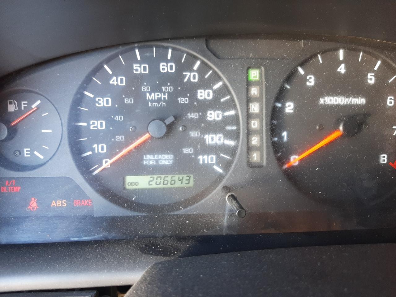 Photo 8 from auction – 2000 NISSAN FRONTIER K with VIN 1N6DD26SXYC437005