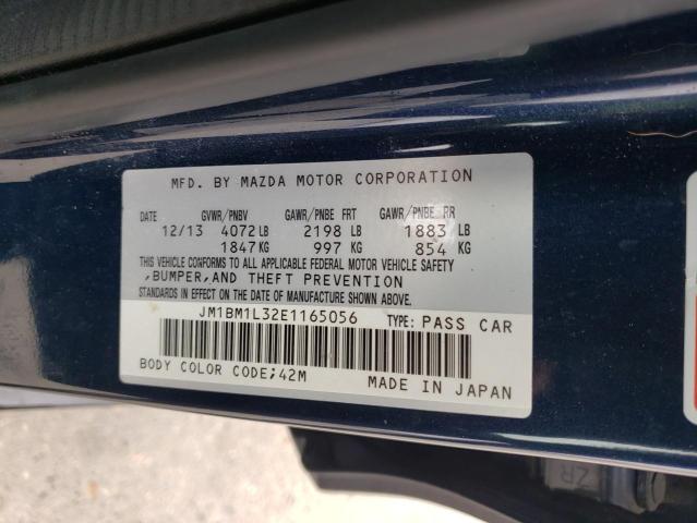 Photo 10 from auction – 2014 MAZDA 3 HATCHBAC with VIN JM1BM1L32E1165056