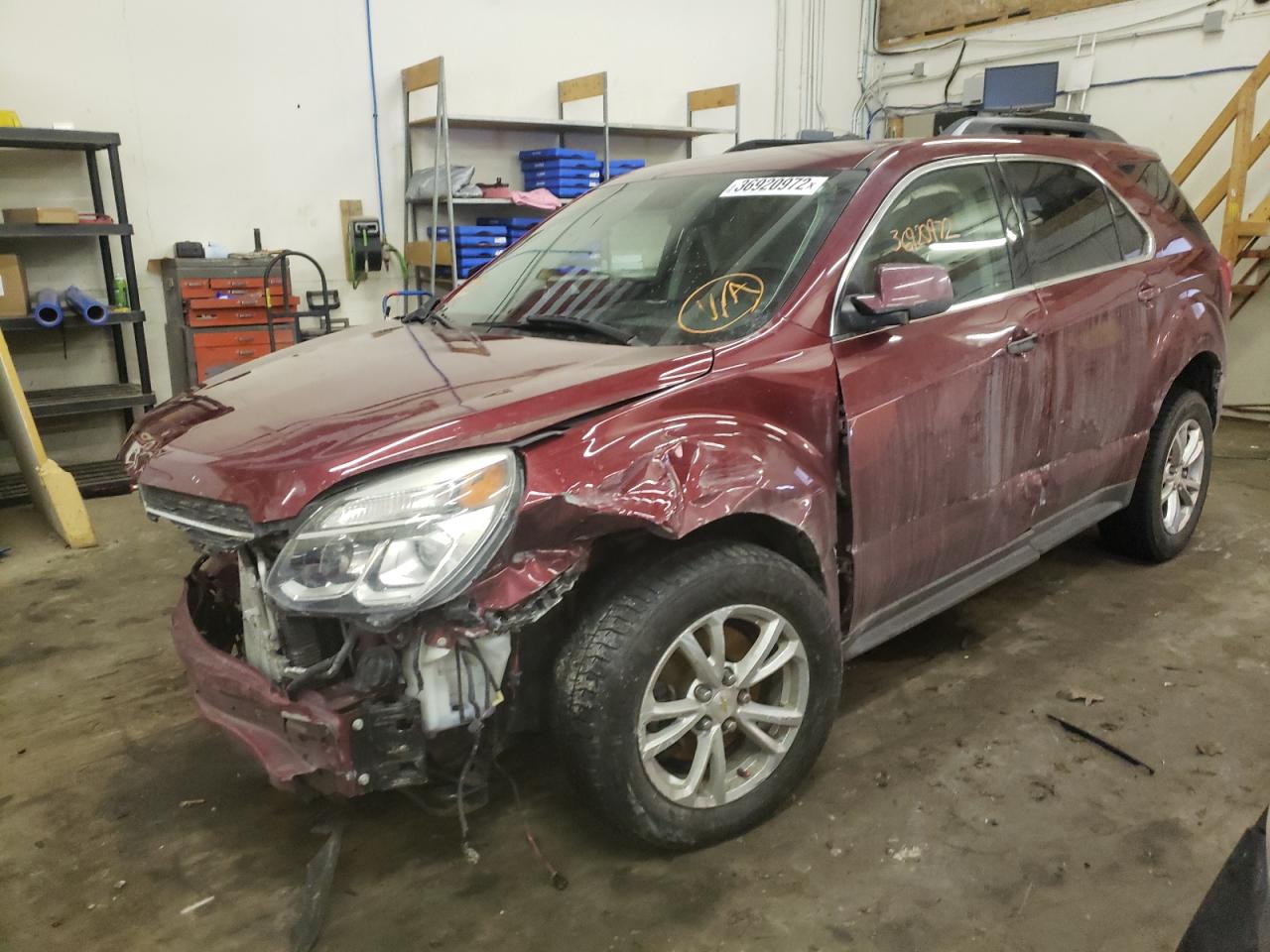 Photo 2 from auction – 2016 CHEVROLET EQUINOX LT with VIN 2GNALCEK5G1181125