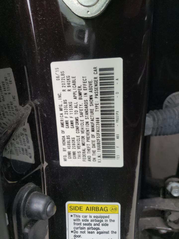 Foto 10 de la subasta – 2015 ACURA TLX TECH con VIN 19UUB2F50FA023888
