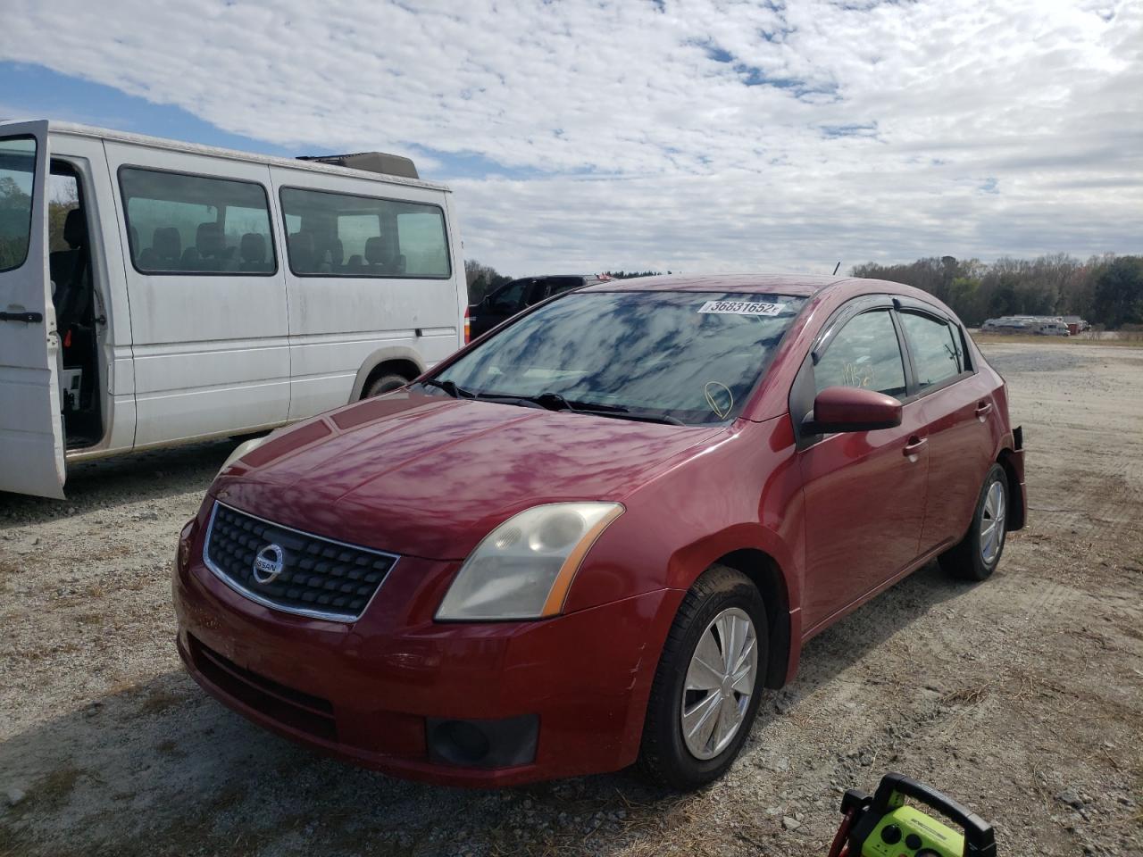 Photo 2 from auction – 2007 NISSAN SENTRA 2.0 with VIN 3N1AB61E77L709746