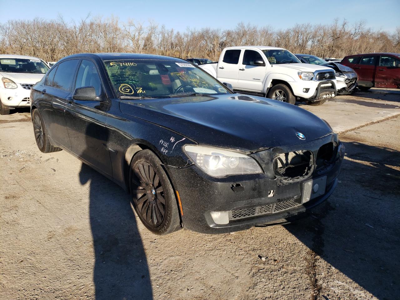 BMW 740 LI 2011 with VIN WBAKB4C53BC574110 - Photo from auction