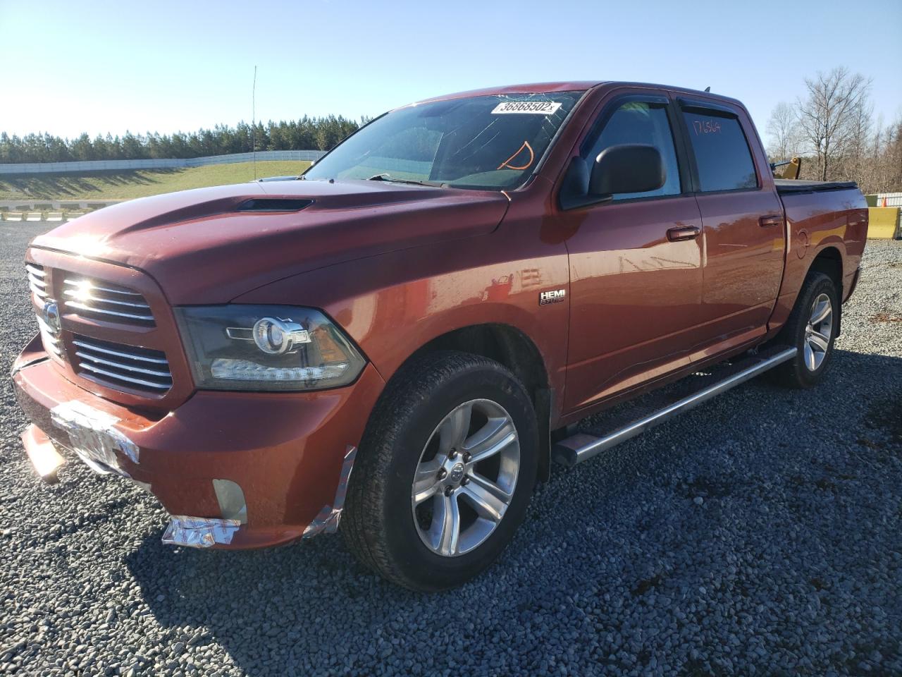 Photo 2 from auction – 2013 RAM 1500 SPORT with VIN 1C6RR7MT7DS620503