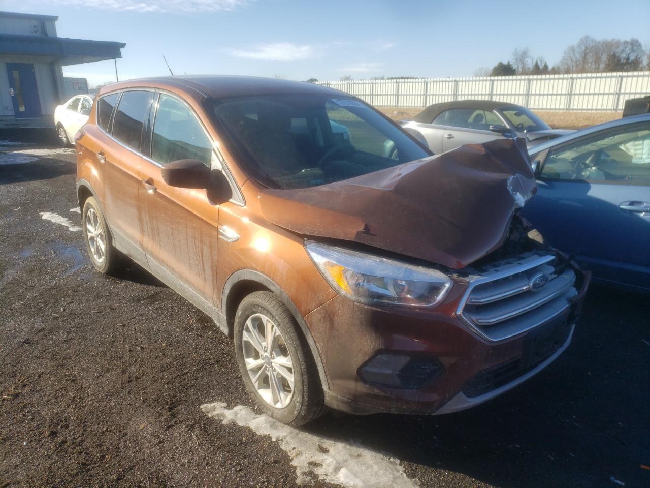 FORD ESCAPE SE 2017 with VIN 1FMCU0GD5HUE06964 - Photo from auction