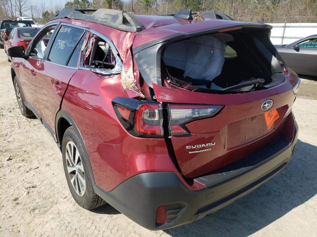 Photo 3 from auction – 2021 SUBARU OUTBACK PR with VIN 4S4BTACC2M3138960
