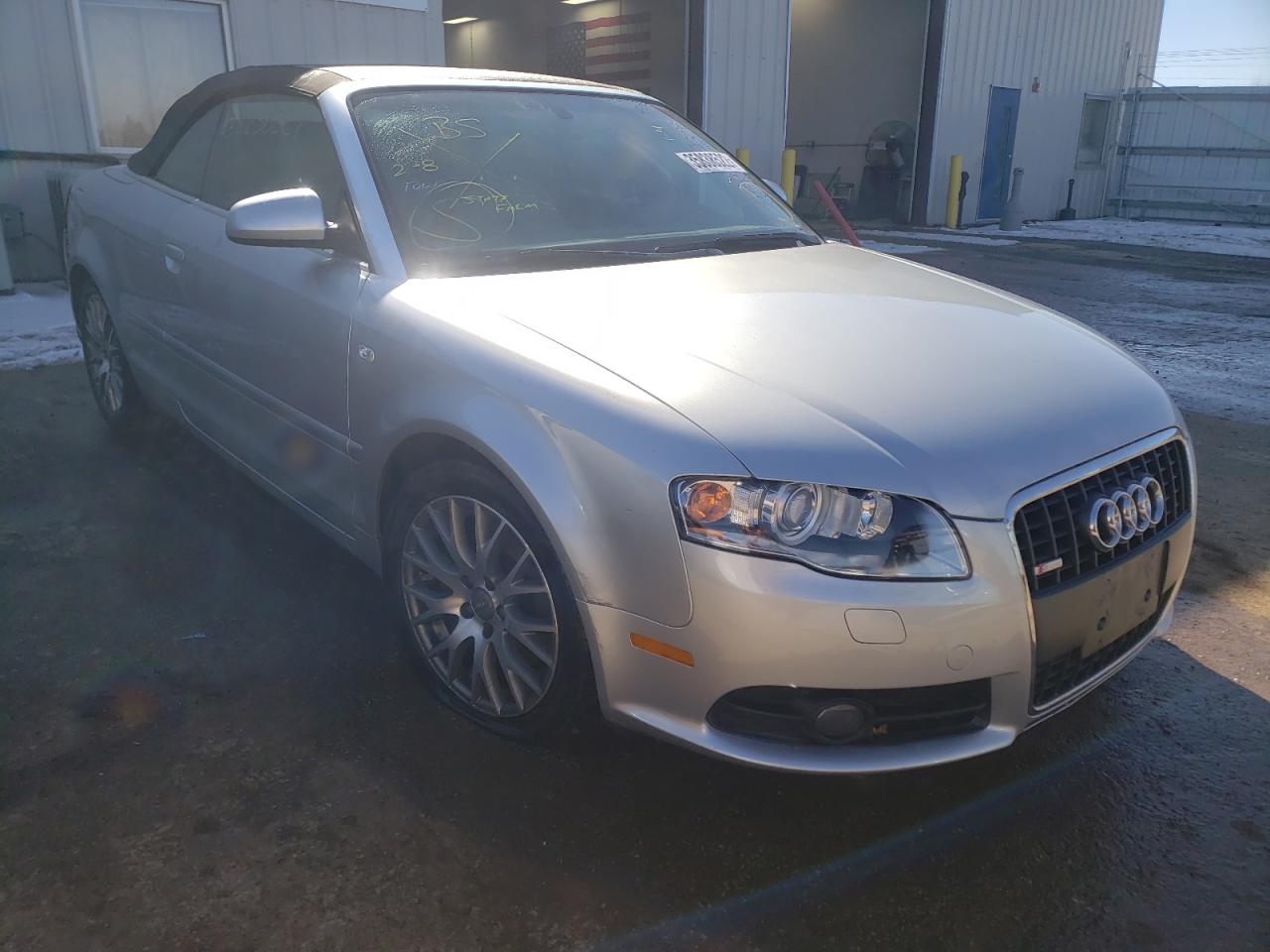 AUDI A4 2.0T CA 2009 with VIN WAUDF48H29K006205 - Photo from auction