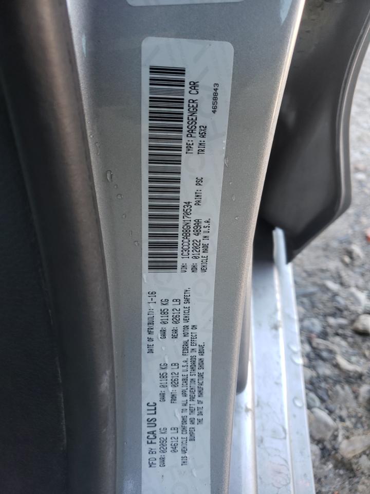Photo 10 from auction – 2016 CHRYSLER 200 LIMITE with VIN 1C3CCCAB8GN170534